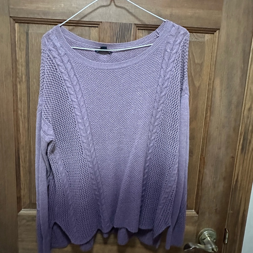 Purple sweater